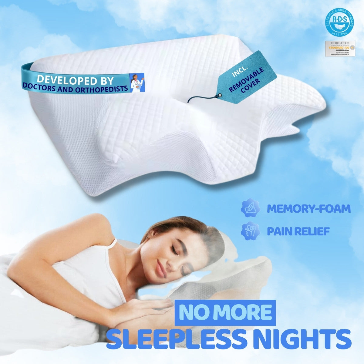 Belvoro™ | Premium Contour Relief Pillow