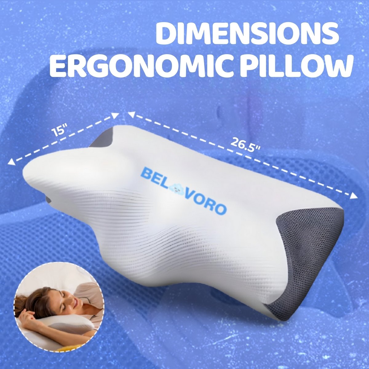 Belvoro™ | Premium Contour Relief Pillow