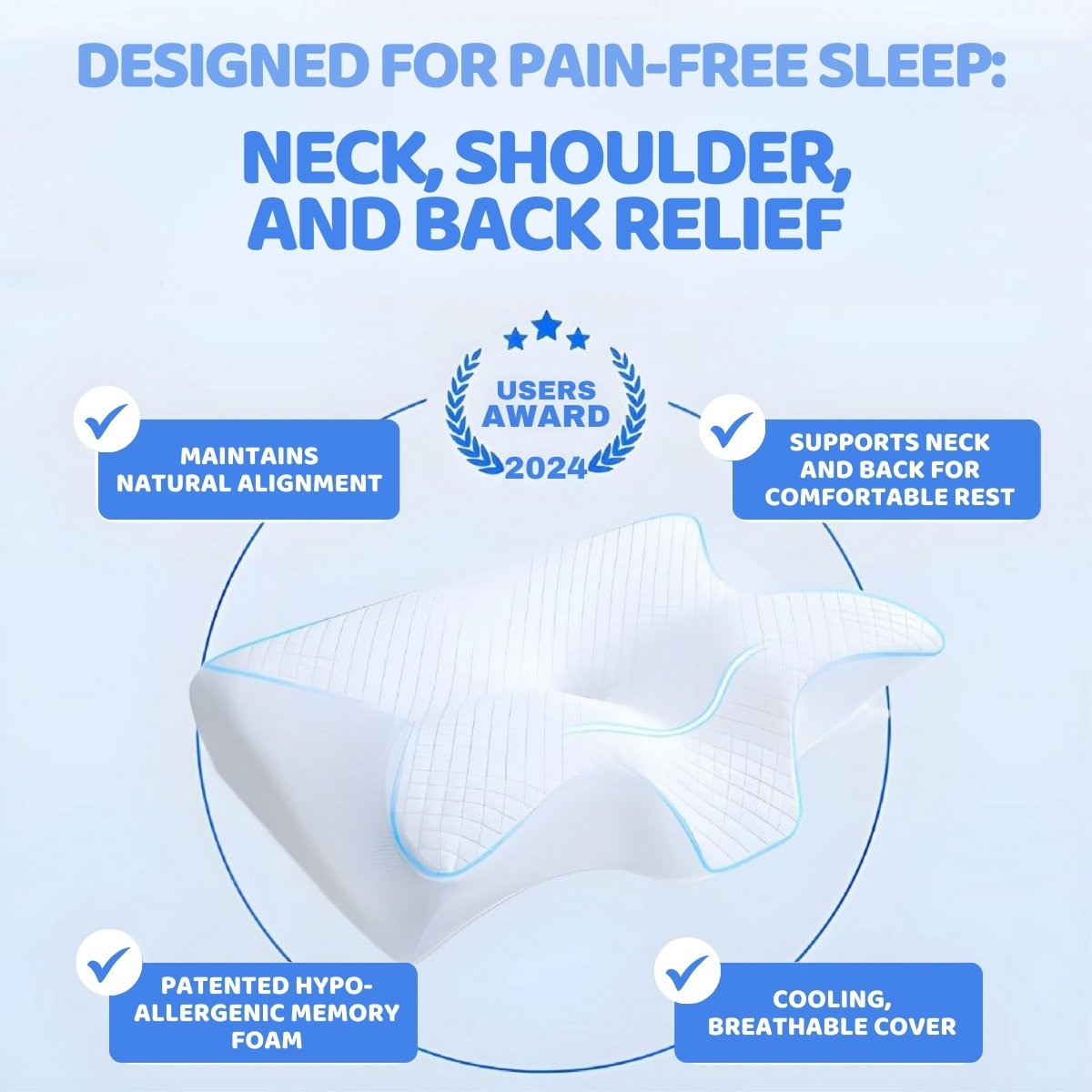 Belvoro™ | Premium Contour Relief Pillow